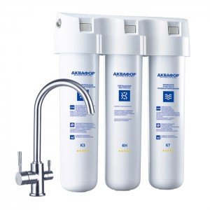 Проточная система Аквафор Кристалл Н с краном 2 в 1 Аквафор 35