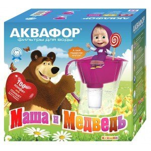 Фильтр-кувшин Аквафор Премиум "Маша и Медведь"